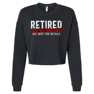 Retirement Not My Problem Anymore Cropped Pullover Crew