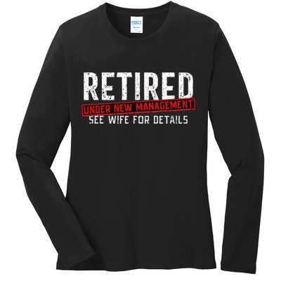 Retirement Not My Problem Anymore Ladies Long Sleeve Shirt