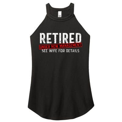 Retirement Not My Problem Anymore Women's Perfect Tri Rocker Tank