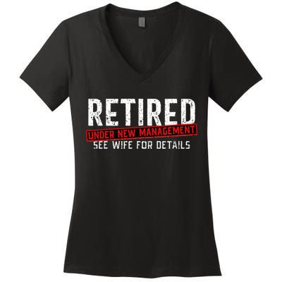 Retirement Not My Problem Anymore Women's V-Neck T-Shirt