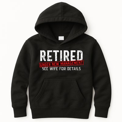 Retirement Not My Problem Anymore Kids Hoodie