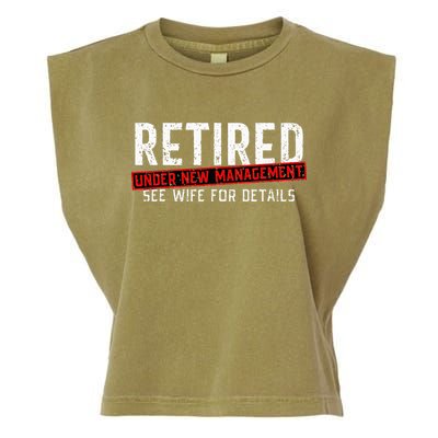 Retirement Not My Problem Anymore Garment-Dyed Women's Muscle Tee