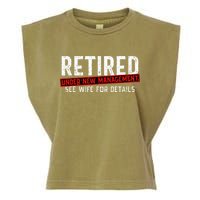 Retirement Not My Problem Anymore Garment-Dyed Women's Muscle Tee