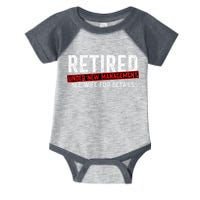 Retirement Not My Problem Anymore Infant Baby Jersey Bodysuit