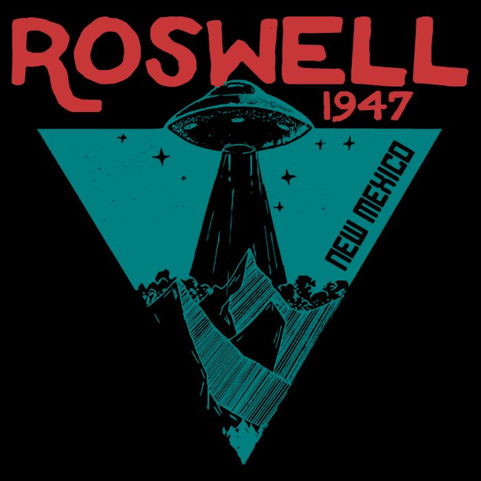 Roswell New Mexico 1947 Ufo Beam Flying Saucer Abduction Cooling Performance Crew T-Shirt