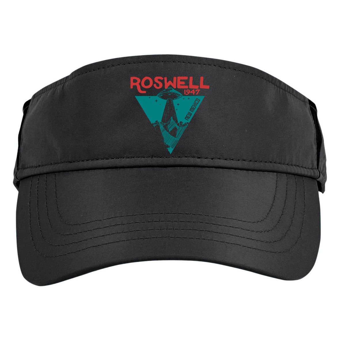 Roswell New Mexico 1947 Ufo Beam Flying Saucer Abduction Adult Drive Performance Visor