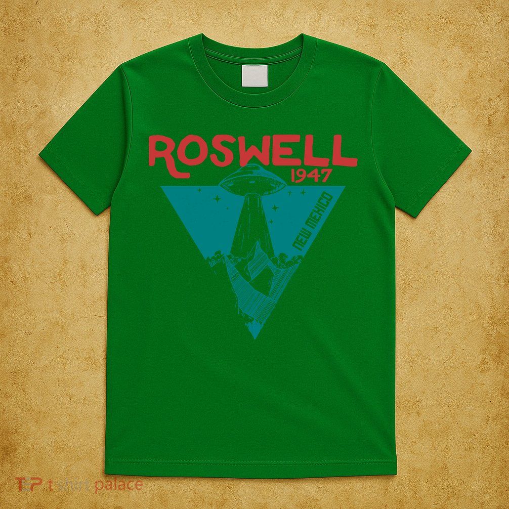 Roswell New Mexico 1947 Ufo Beam Flying Saucer Abduction T-Shirt