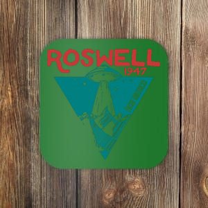 Roswell New Mexico 1947 Ufo Beam Flying Saucer Abduction Coaster