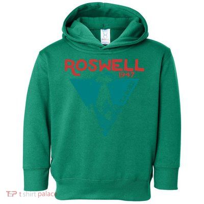 Roswell New Mexico 1947 Ufo Beam Flying Saucer Abduction Toddler Hoodie