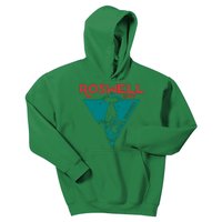 Roswell New Mexico 1947 Ufo Beam Flying Saucer Abduction Kids Hoodie