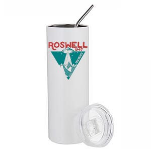 Roswell New Mexico 1947 Ufo Beam Flying Saucer Abduction Stainless Steel Tumbler