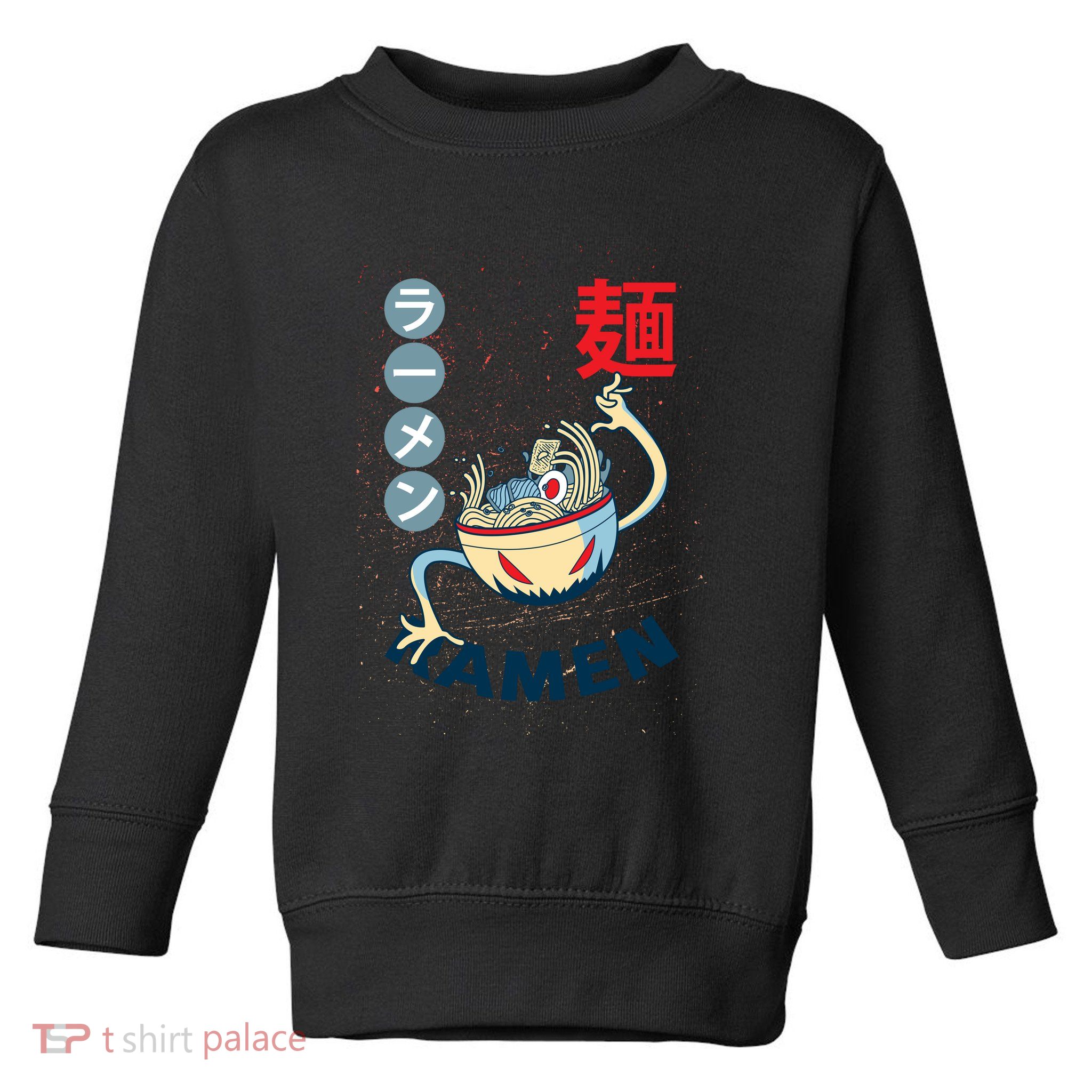 Ramen Noodles Monster Bowl Toddler Sweatshirt
