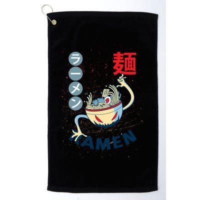 Ramen Noodles Monster Bowl Golf Towel