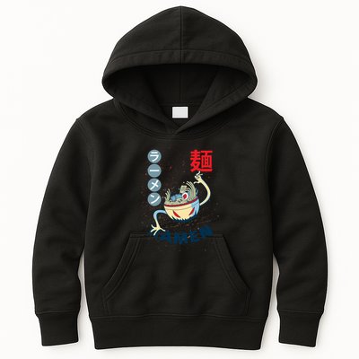 Ramen Noodles Monster Bowl Kids Hoodie