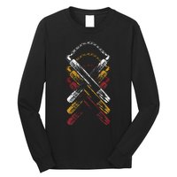 Retro Nunchucks Martial Arts  Long Sleeve Shirt