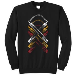 Retro Nunchucks Martial Arts  Sweatshirt