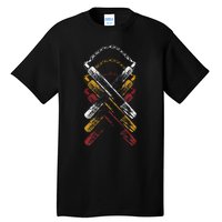 Retro Nunchucks Martial Arts  Tall T-Shirt