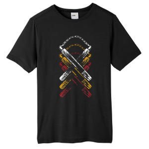 Retro Nunchucks Martial Arts  Tall Fusion ChromaSoft Performance T-Shirt