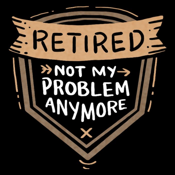 Retired Not My Problem Anymore Retirement 7-Panel Snapback Hat