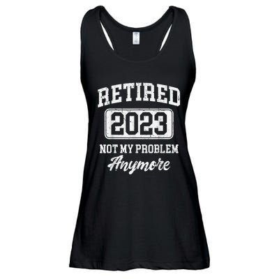 Retired  Not My Problem Anymore Ladies Essential Flowy Tank