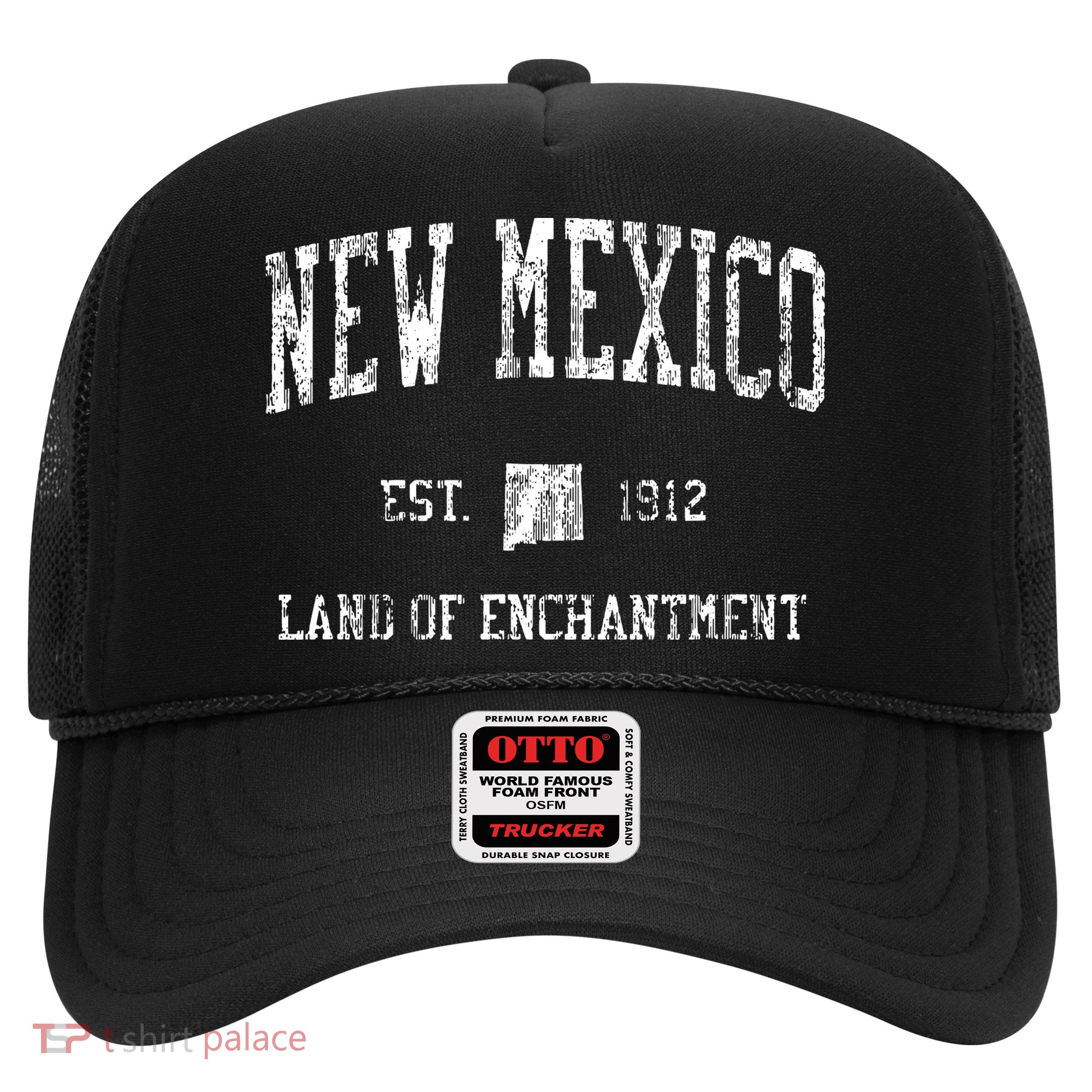 Retro New Mexico Nm T Vintage Sports Design Trucker Hat