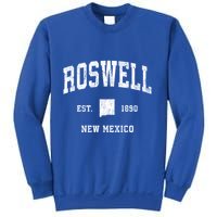 Roswell New Mexico Nm Vintage Athletic Sports Design Gift Sweatshirt