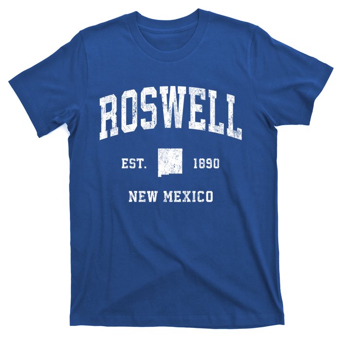 Roswell New Mexico Nm Vintage Athletic Sports Design Gift T-Shirt