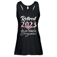 Retired  Not My Problem Anymore Funny Retirement Gifts Ladies Essential Flowy Tank