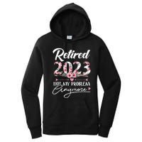 Retired  Not My Problem Anymore Funny Retirement Gifts Women's Pullover Hoodie