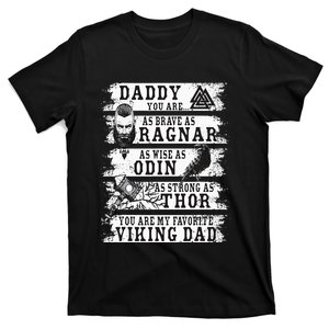 Retro Norse Mythology & Viking Saying Best Viking Daddy T-Shirt