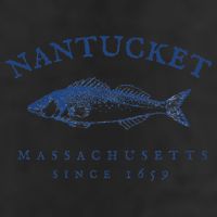 Retro Nantucket Massachusetts Fishing 11oz C Handle Ceramic Mug