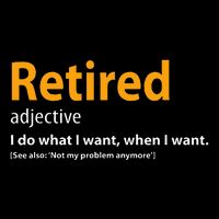Retired Not My Problem Anymore Funny Retired Definition Drawstring Bag