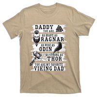 Retro Norse Mythology & Viking Saying Best Viking Daddy T-Shirt