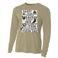 Retro Norse Mythology & Viking Saying Best Viking Daddy Cooling Performance Long Sleeve Crew