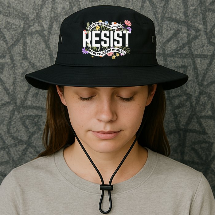 RESIST - Not My President Not My Voice Not My Values Not My Legacy Cool Fit Booney Bucket Hat