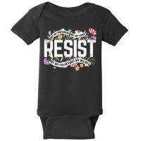 RESIST - Not My President Not My Voice Not My Values Not My Baby Bodysuit