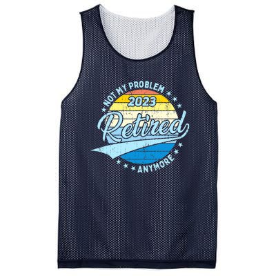 Retirement - Not My Problem Anymore Mesh Reversible Basketball Jersey Tank