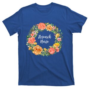 Rn Nursing Medical Professional Floral Research Nurse Great Gift T-Shirt