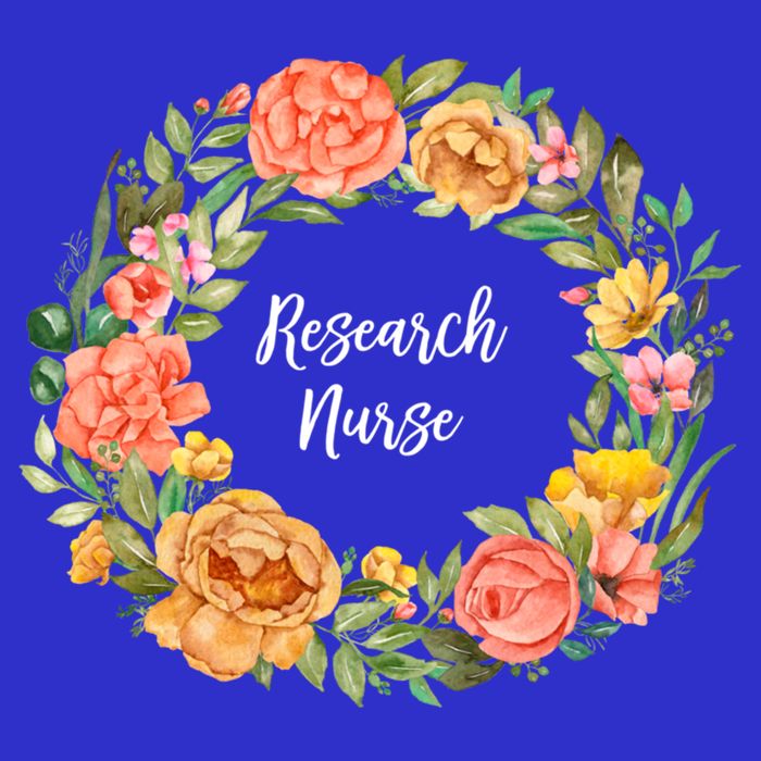 Rn Nursing Medical Professional Floral Research Nurse Great Gift Poster