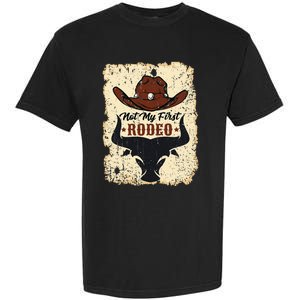 retro not my first rodeo  rodeo western country cowboy  Garment-Dyed Heavyweight T-Shirt