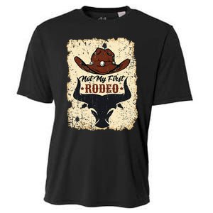 retro not my first rodeo  rodeo western country cowboy  Cooling Performance Crew T-Shirt