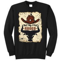 retro not my first rodeo  rodeo western country cowboy  Sweatshirt