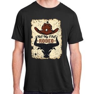 retro not my first rodeo  rodeo western country cowboy  Adult ChromaSoft Performance T-Shirt