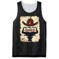 retro not my first rodeo  rodeo western country cowboy  Mesh Reversible Basketball Jersey Tank