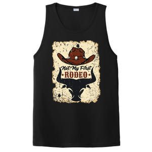 retro not my first rodeo  rodeo western country cowboy  PosiCharge Competitor Tank