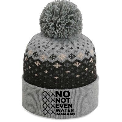 Ramadan No Not Even Water Gift For Ramadan Mubarak The Baniff Cuffed Pom Beanie