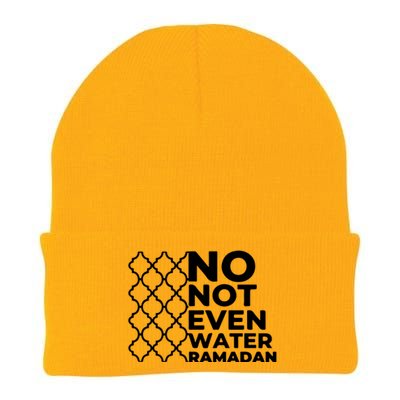 Ramadan No Not Even Water Gift For Ramadan Mubarak Knit Cap Winter Beanie