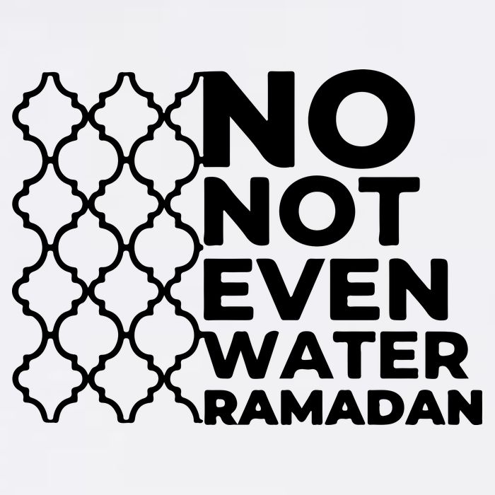 Ramadan No Not Even Water Gift For Ramadan Mubarak Garment-Dyed Sweatshirt
