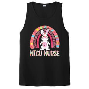 Rainbow NICU Nurse Easter Nurse Floral Bunny PosiCharge Competitor Tank