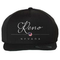 Reno Nevada NV On Reno Wool Snapback Cap